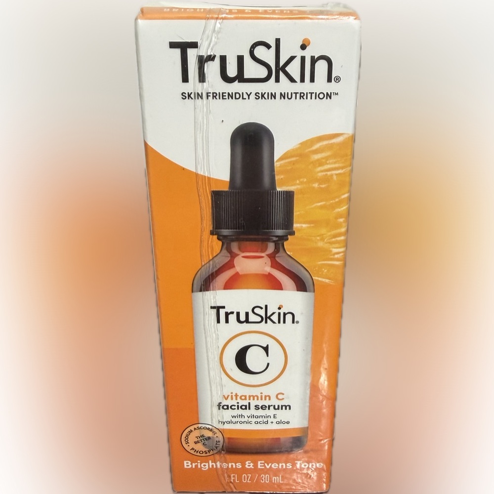 Skin Vitamin C Facial Serum - Orange and Black